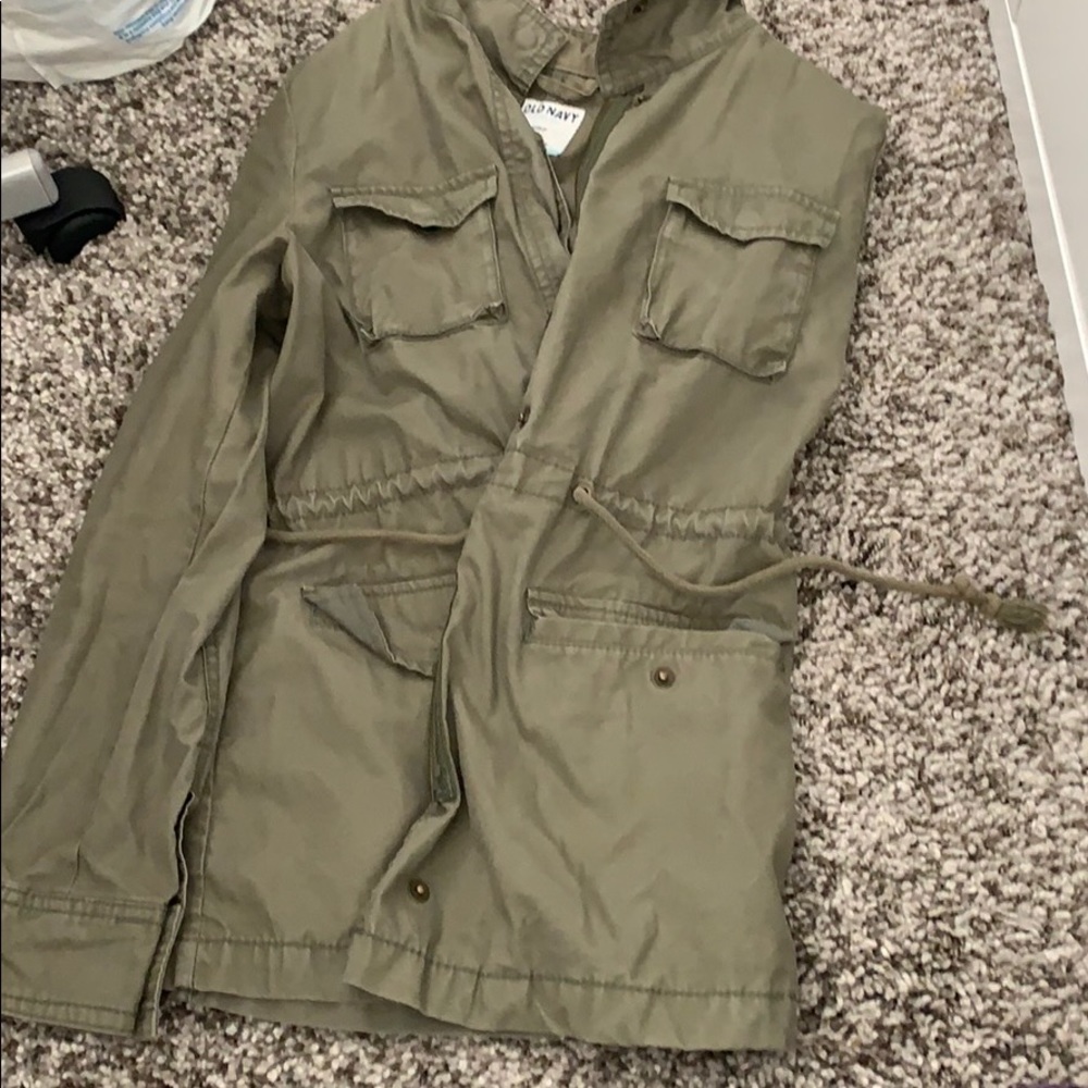 Green Army Style Old Navy Jacket